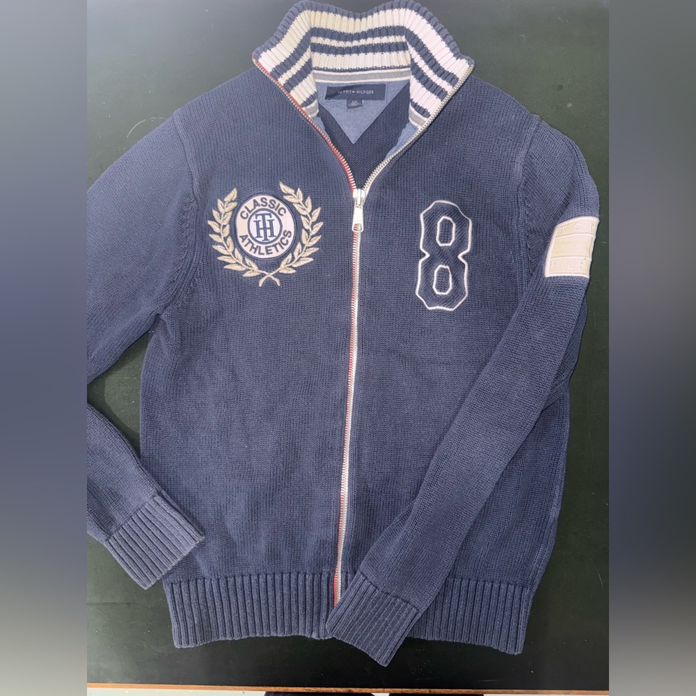 Tommy Hilfiger Men's Sweater in Navy